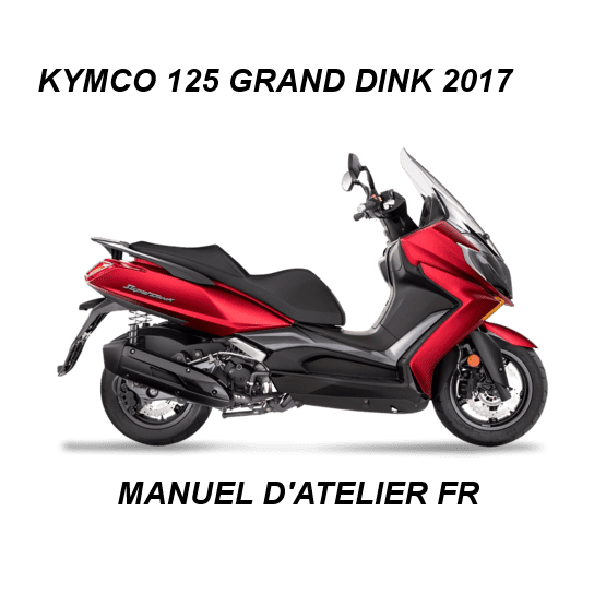 Manuel d'atelier Kymco Grand Dink 125 2017 français { {{ Docautomoto }}