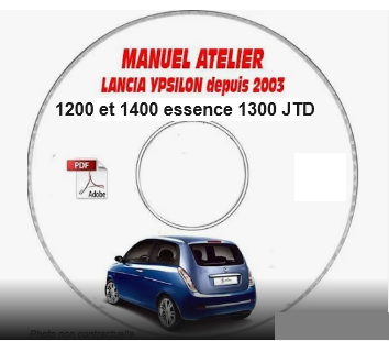 Manuel d'atelier Lancia Ypsilon français { {{ Docautomoto }}