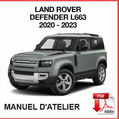 Manuel d'atelier Land Rover Defender L633 2020 français { {{ Docautomoto }}