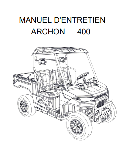 manuel d'atelier Linhai Archon 400 français { {{ Docautomoto }}