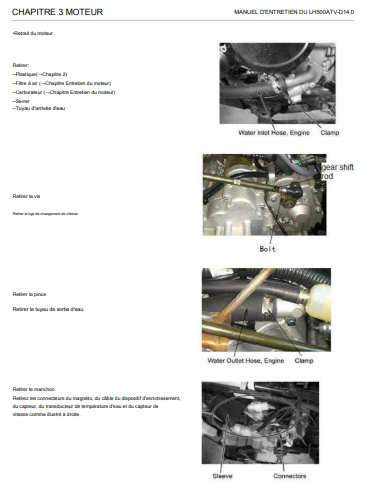 Manuel d'atelier Linhai Hytrack 500 2014 français { {{ Docautomoto }}