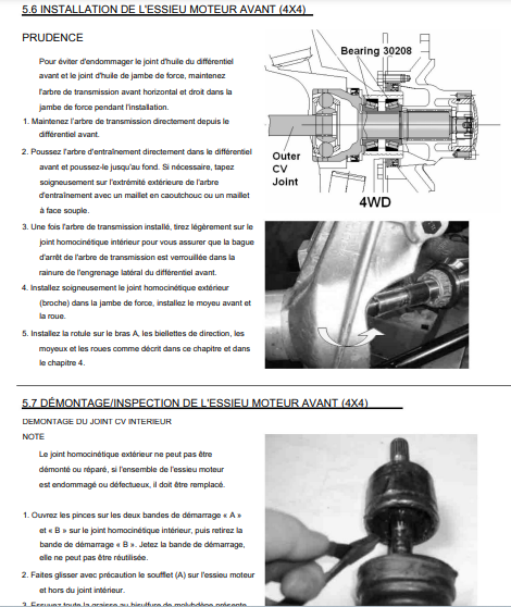 manuel d'atelier Linhai tous modèles 2009 français { {{ Docautomoto }}