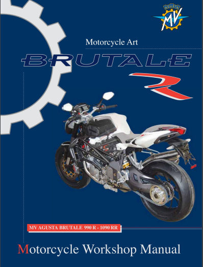 Manuel d'atelier MV Agusta 990 R 1090 R 2010 { {{ Docautomoto }}