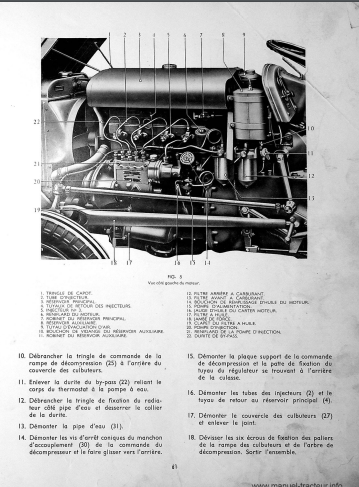 Manuel d'atelier Massey Ferguson 1956 { {{ Docautomoto }}
