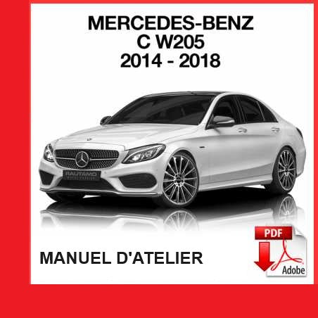 Manuel d'atelier Mercedes classe C W205 2014 français { {{ Docautomoto }}