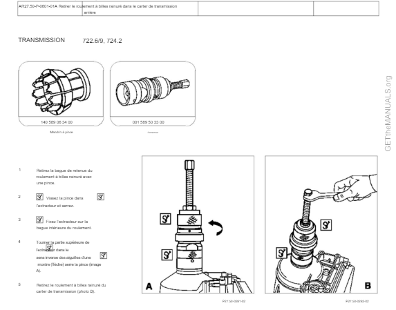 Manuel d'atelier Mercedes classe C W205 2014 français { {{ Docautomoto }}