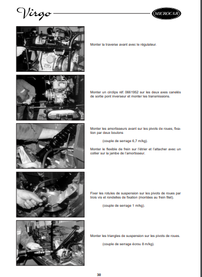 Manuel d'atelier Microcar Virgo { {{ Docautomoto }}