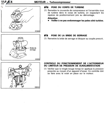 Manuel d'atelier Mitsubishi moteur 4D5 4D56 { {{ Docautomoto }}