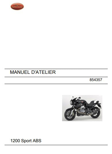 manuel d'atelier Moto Guzzi 1200 Sport ABS français { {{ Docautomoto }}