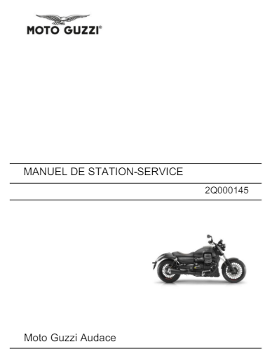 Manuel d'atelier Moto Guzzi Audace français { {{ Docautomoto }}