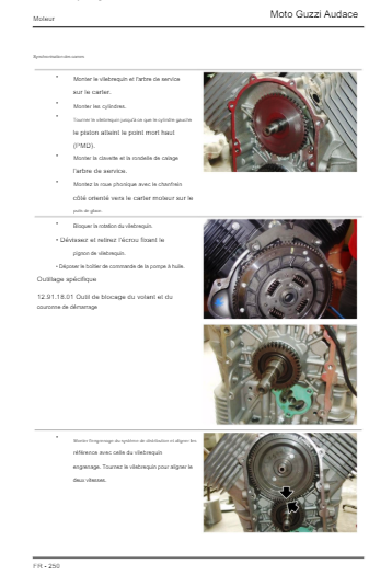 Manuel d'atelier Moto Guzzi Audace français { {{ Docautomoto }}
