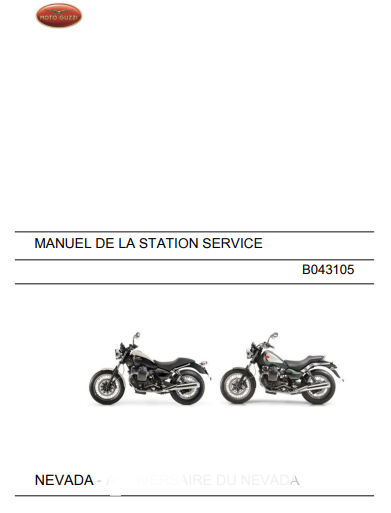 manuel d'atelier Moto Guzzi Nevada 2012 { {{ Docautomoto }}