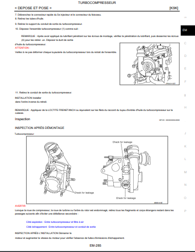 Manuel d'atelier Nissan Juke F15 2011 2019 en français { {{ Docautomoto }}