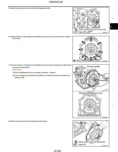 Manuel d'atelier Nissan Pathfinder 2005 en français { {{ Docautomoto }}