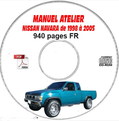Manuel d'atelier Nissan Navara D21 1998 2005 Français { {{ Docautomoto }}
