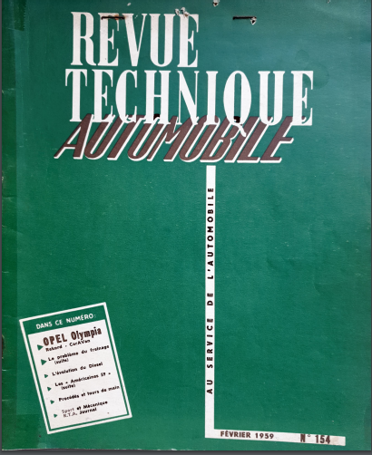 Manuel de réparation Opel Olympia 1954 1959 { {{ Docautomoto }}