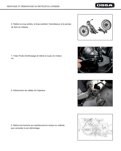 Manuel d'atelier Ossa TR 280i français { {{ Docautomoto }}