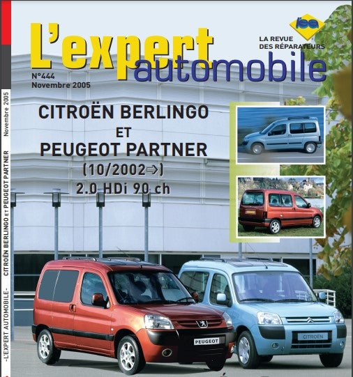 manuel d'atelier Peugeot Partner Citroën Berlingo 2002 { {{ Docautomoto }}