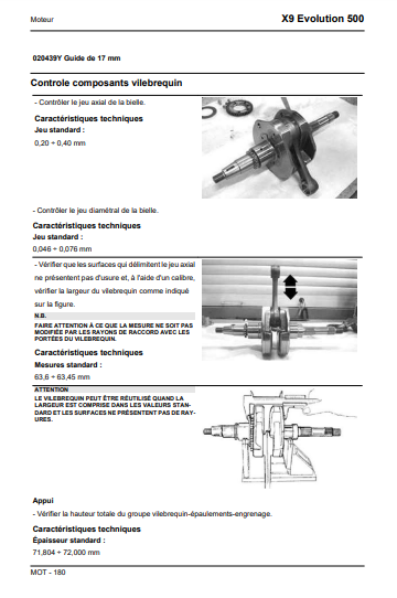 Manuel d'atelier Piaggio 500 X9 Evo 2005 français { {{ Docautomoto }}