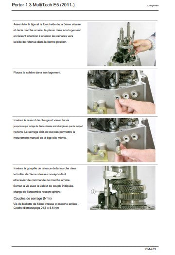 Manuel d'atelier Piaggio Porter Multitech 2011 français { {{ Docautomoto }}