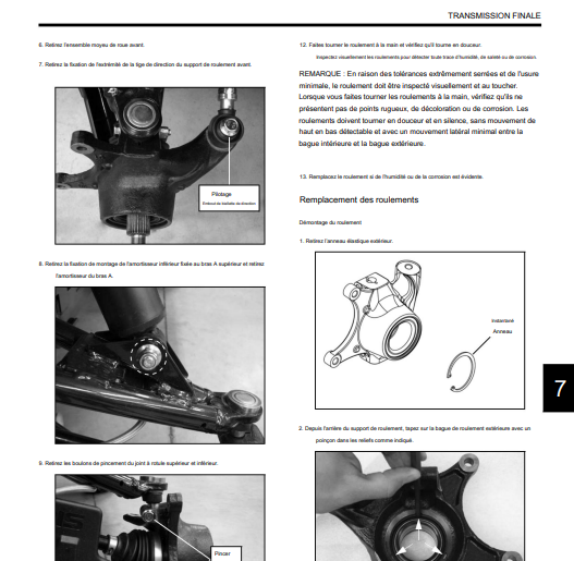Manuel d'atelier Polaris XP 800 FI 2010 { {{ Docautomoto }}