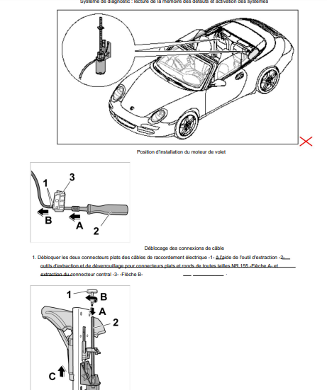 Manuel d'atelier Porsche 997 2005 2006 en français { {{ Docautomoto }}