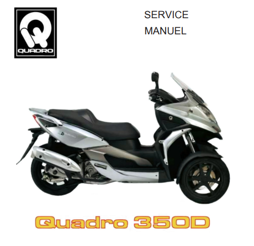 Manuel d'atelier Quadro 350 D 2017 { {{ Docautomoto }}