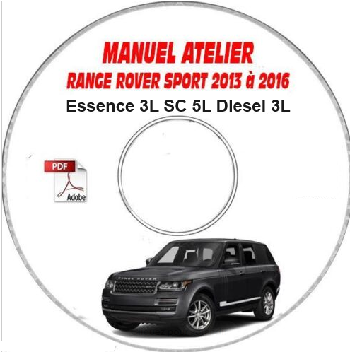 Manuel d'atelier Range Rover Sport L494 2014 français { {{ Docautomoto }}