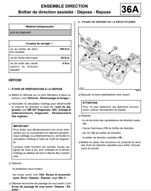 Manuel d'atelier Renault Espace 4 2009 Docautomoto
