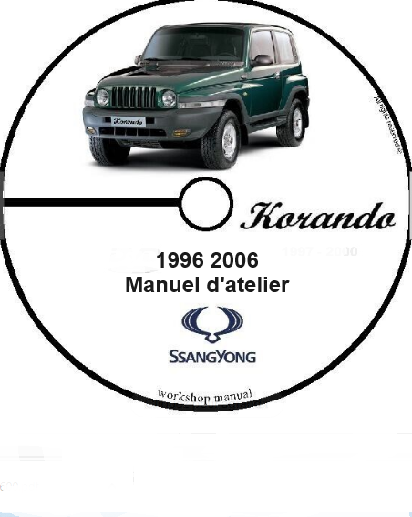 manuel d'atelier Ssangyong Daewoo Korando 1996 2006 français { {{ Docautomoto }}