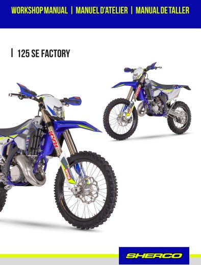 Manuel d'atelier Sherco 125 SE 2023 français { {{ Docautomoto }}