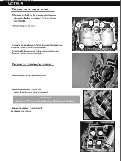 manuel d'atelier Sherco 250 300 SEF-R 2020 français { {{ Docautomoto }}