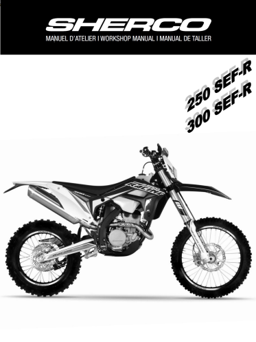 Manuel d'atelier Sherco 250 300 SEF-R 2017 français { {{ Docautomoto }}