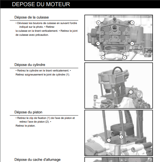 Manuel d'atelier Sherco 450 SE R { {{ Docautomoto }}