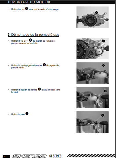 Manuel d'atelier Sherco ST 2023 { {{ Docautomoto }}