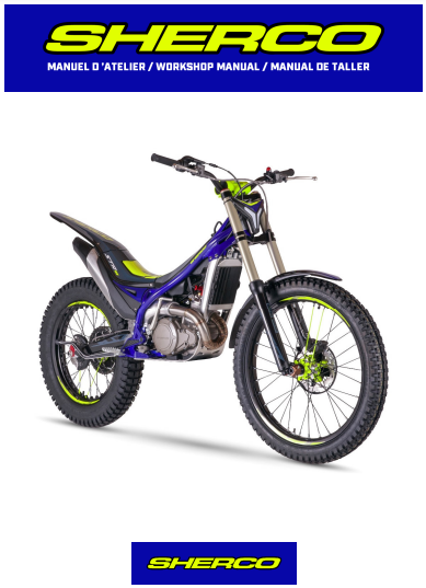 Manuel d'atelier Sherco ST 2023 { {{ Docautomoto }}