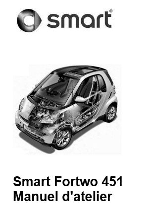 Manuel d'atelier Smart Fortwo 451 français { {{ Docautomoto }}
