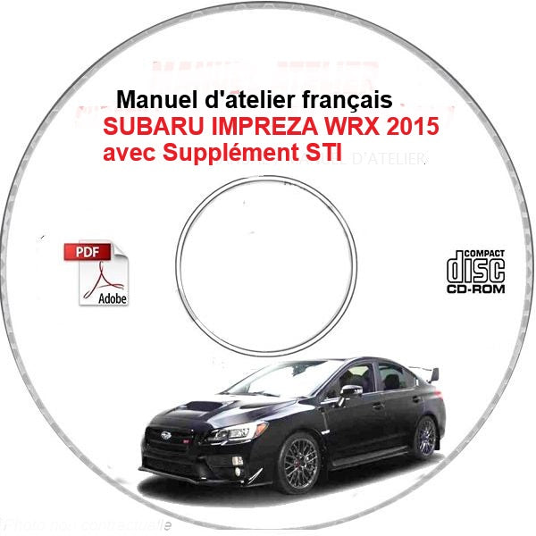 manuel d'atelier Subaru Impreza WRX STI 2015 français { {{ Docautomoto }}