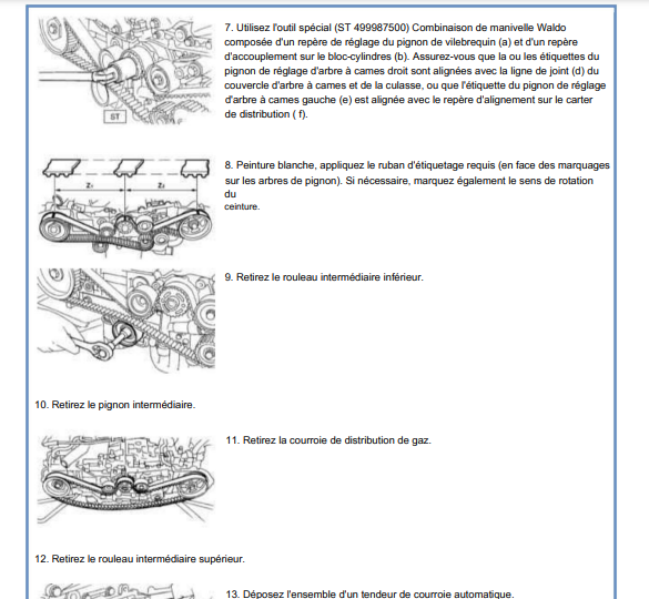 manuel d'atelier Subaru Legacy Outback 1994 français Docautomoto