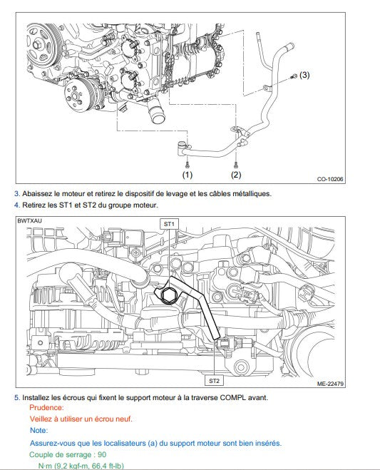 Manuel d'atelier Subaru Legacy Outback 2020 français Docautomoto