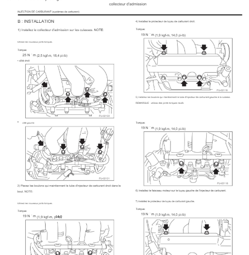 Manuel d'atelier Subaru Legacy Outback 2003 2009 français Docautomoto