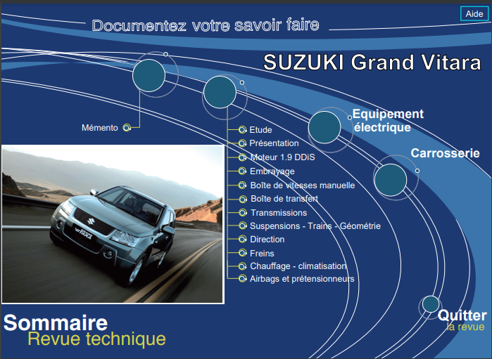 manuel d'atelier Suzuki Grand Vitara Diesel 2005 { {{ Docautomoto }}