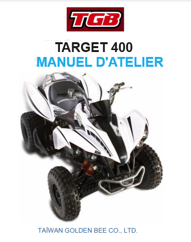 Manuel d'atelier TGB Target 400 français { {{ Docautomoto }}