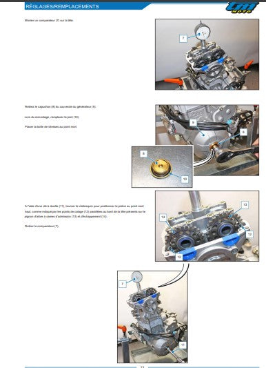 Manuel d'atelier TM Moto 250 300 4 temps 2025 français { {{ Docautomoto }}