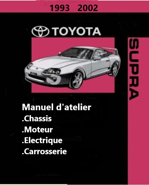 Manuel d'atelier Toyota Supra Mark 4 français { {{ Docautomoto }}