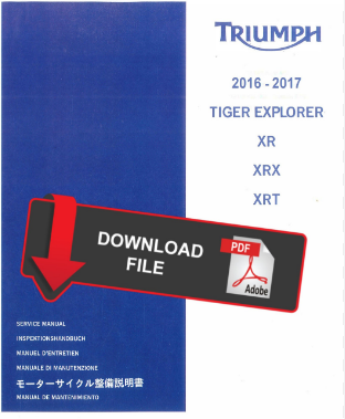 Manuel d'atelier Triumph 1200 Tiger Explorer 2016 français { {{ Docautomoto }}