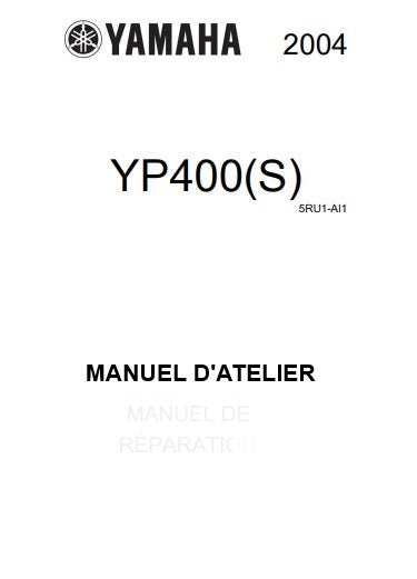 Manuel d'atelier Yamaha 400 Majesty français { {{ Docautomoto }}
