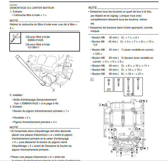 Manuel d'atelier Yamaha MT 03 2017 français { {{ Docautomoto }}