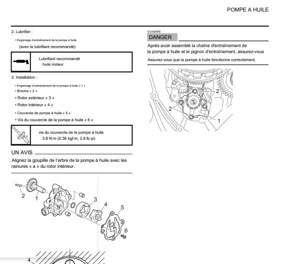 Manuel d'atelier Yamaha MT 07 2017 français { {{ Docautomoto }}