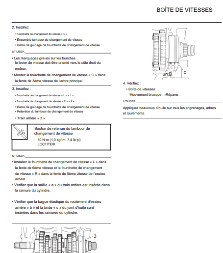 Manuel d'atelier Yamaha R7 2022 français { {{ Docautomoto }}